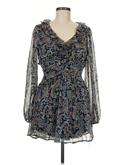 City Studio Casual Dress In Blue