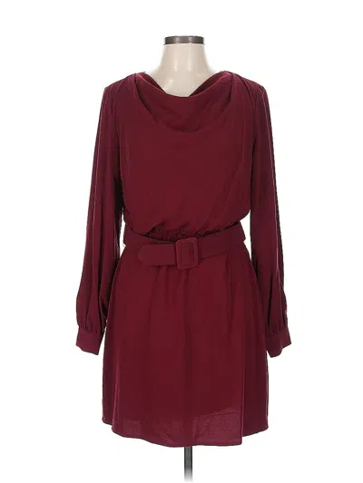 Pre-owned City Studio Casual Dress In Burgundy