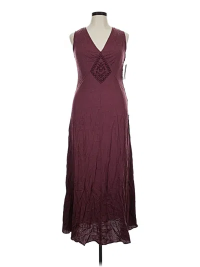 Pre-owned City Studio Casual Dress In Burgundy
