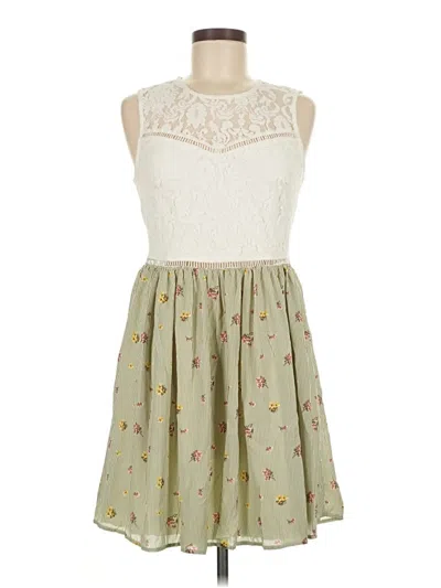 Pre-owned City Studio Casual Dress In Ivory