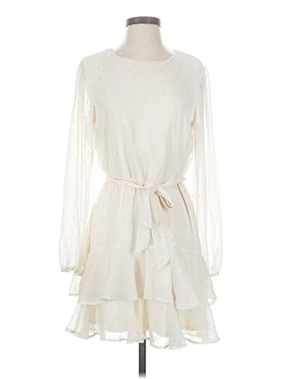 Pre-owned City Studio Casual Dress In Ivory