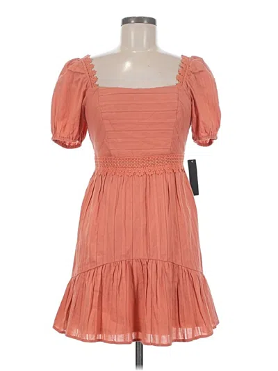 City Studio Casual Dress In Orange