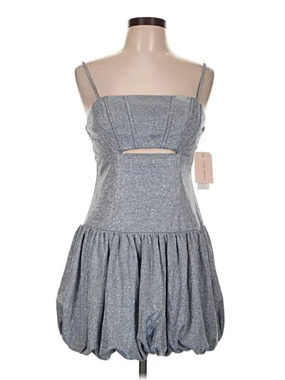 City Studio Casual Dress In Purple