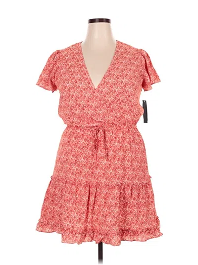 City Studio Casual Dress In Red
