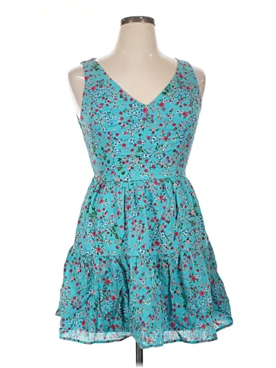 Pre-owned City Studio Casual Dress In Teal