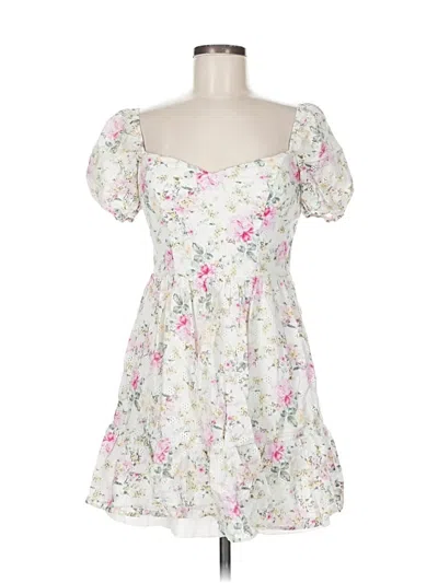 Pre-owned City Studio Casual Dress In White