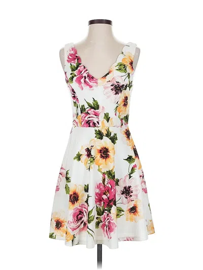 Pre-owned City Studio Casual Dress In White