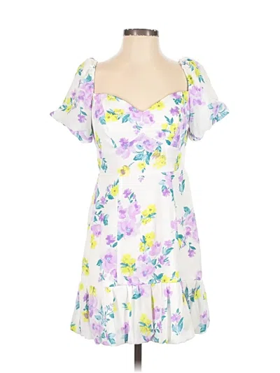 Pre-owned City Studio Casual Dress In White