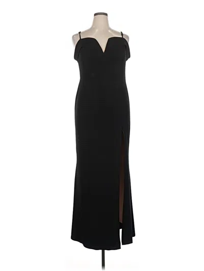 Pre-owned City Studio Cocktail Dress In Black