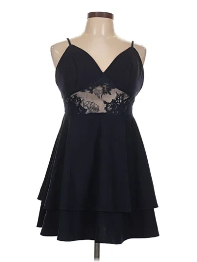 Pre-owned City Studio Cocktail Dress In Black