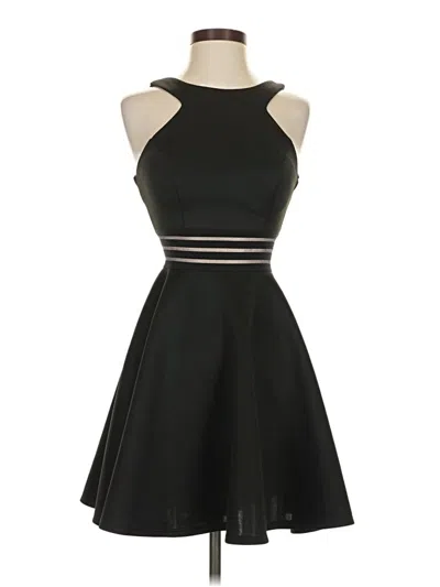 Pre-owned City Studio Cocktail Dress In Black