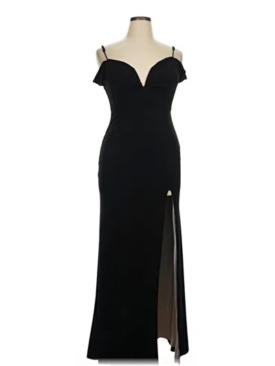 Pre-owned City Studio Cocktail Dress In Black