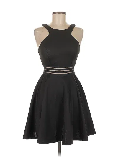 Pre-owned City Studio Cocktail Dress In Black