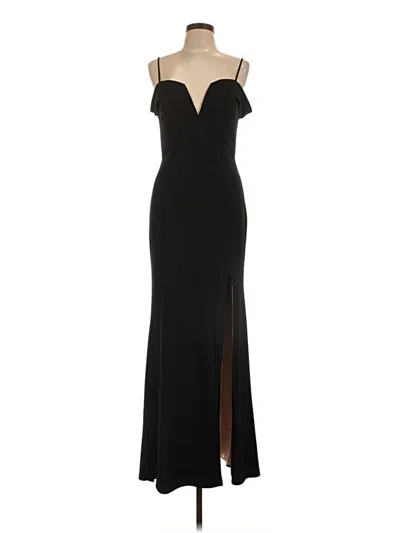 Pre-owned City Studio Cocktail Dress In Black