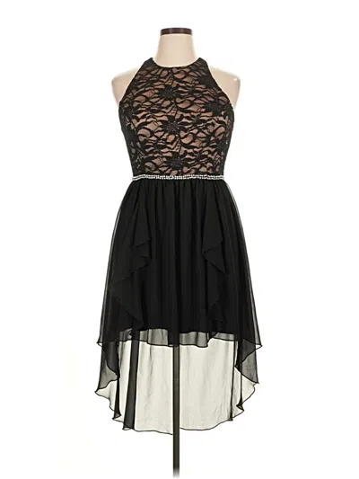 Pre-owned City Studio Cocktail Dress In Black