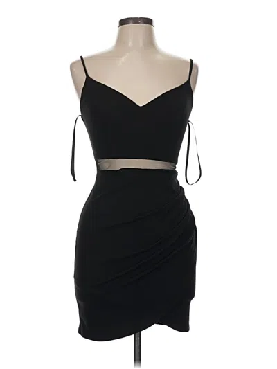 Pre-owned City Studio Cocktail Dress In Black