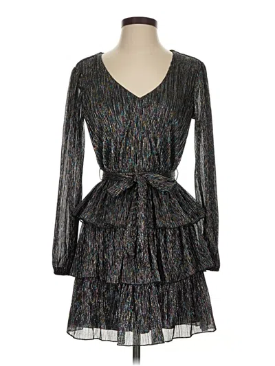 Pre-owned City Studio Cocktail Dress In Black