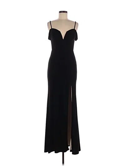 Pre-owned City Studio Cocktail Dress In Black