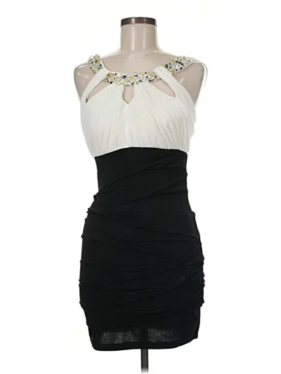 Pre-owned City Studio Cocktail Dress In Black