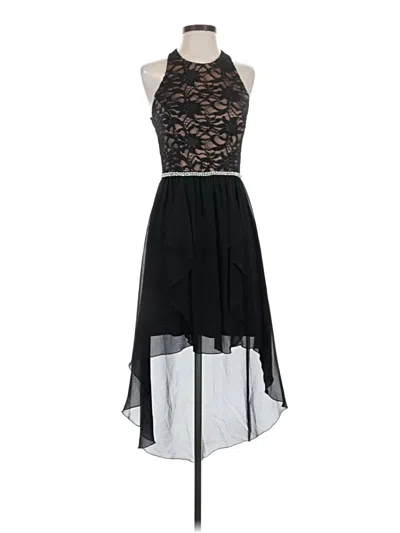 Pre-owned City Studio Cocktail Dress In Black