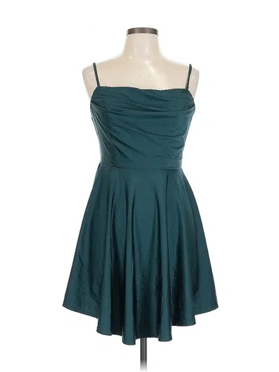 Pre-owned City Studio Cocktail Dress In Blue