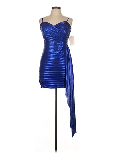City Studio Cocktail Dress In Blue