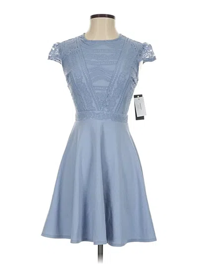 City Studio Cocktail Dress In Blue