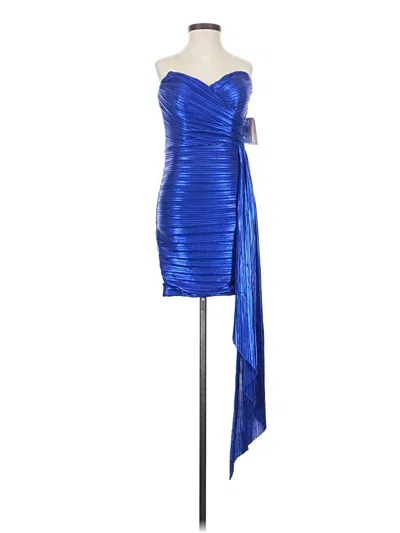 Pre-owned City Studio Cocktail Dress In Blue