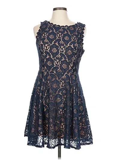 Pre-owned City Studio Cocktail Dress In Blue
