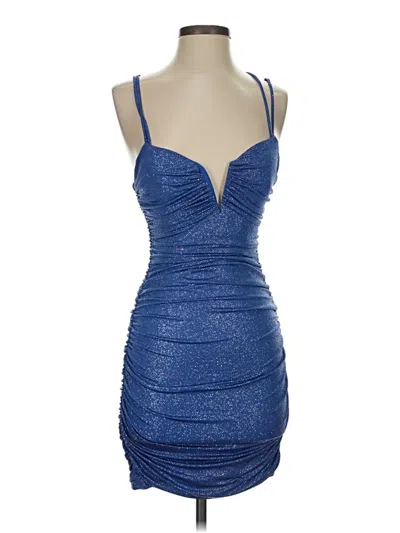 Pre-owned City Studio Cocktail Dress In Blue