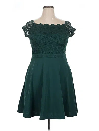 Pre-owned City Studio Cocktail Dress In Blue