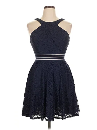 Pre-owned City Studio Cocktail Dress In Blue