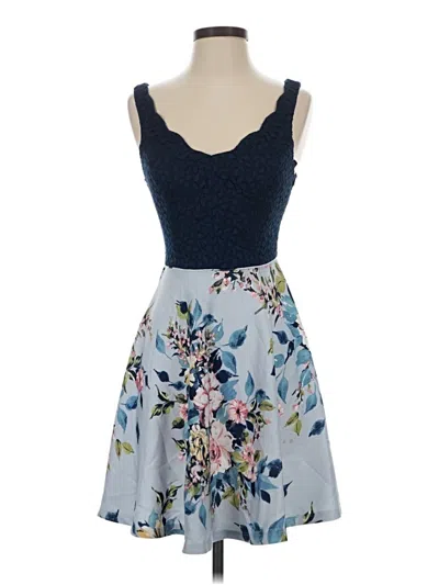 Pre-owned City Studio Cocktail Dress In Blue