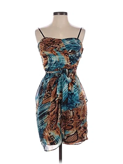 Pre-owned City Studio Cocktail Dress In Blue