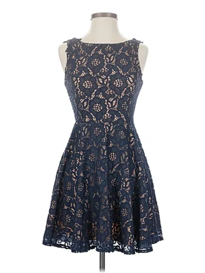 Pre-owned City Studio Cocktail Dress In Blue