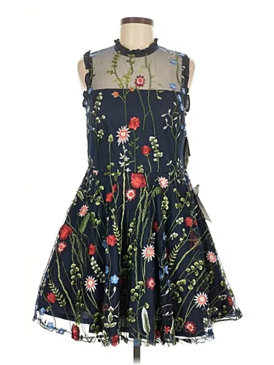 Pre-owned City Studio Cocktail Dress In Blue