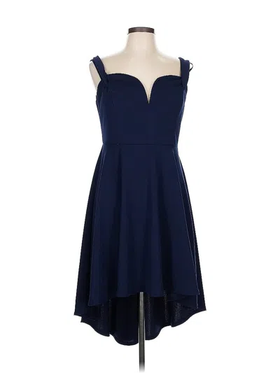 Pre-owned City Studio Cocktail Dress In Blue
