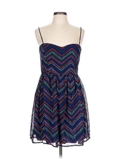 Pre-owned City Studio Cocktail Dress In Blue