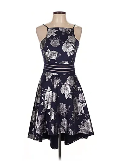 Pre-owned City Studio Cocktail Dress In Blue