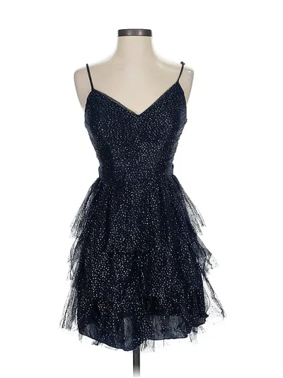 Pre-owned City Studio Cocktail Dress In Blue