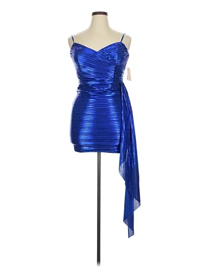 City Studio Cocktail Dress In Blue