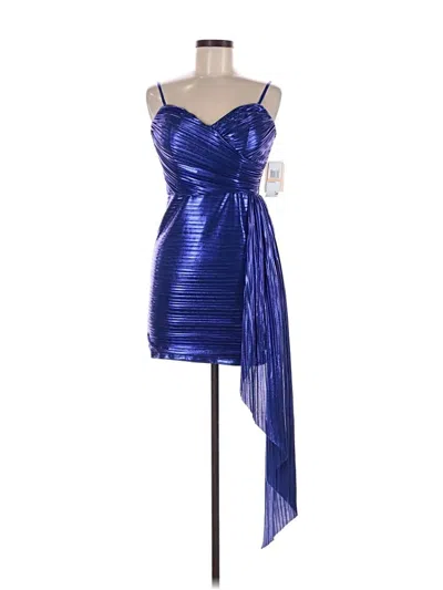 City Studio Cocktail Dress In Blue