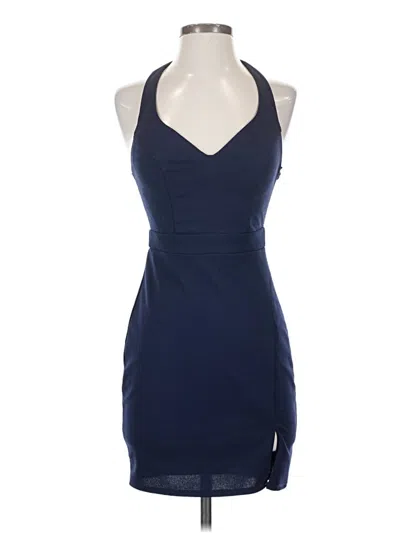 Pre-owned City Studio Cocktail Dress In Blue