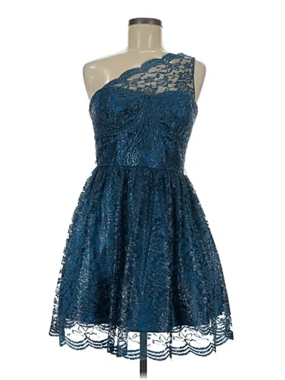 Pre-owned City Studio Cocktail Dress In Blue
