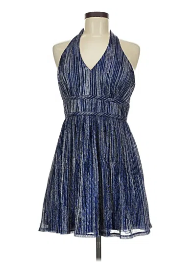 Pre-owned City Studio Cocktail Dress In Blue