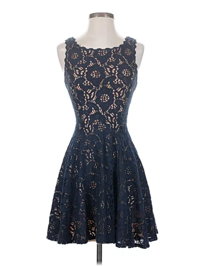 Pre-owned City Studio Cocktail Dress In Blue
