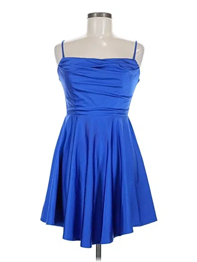 Pre-owned City Studio Cocktail Dress In Blue