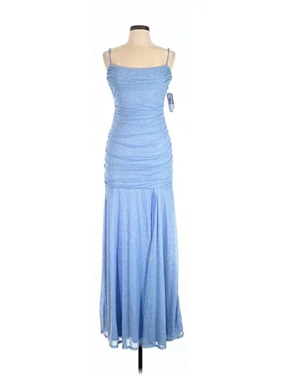 Pre-owned City Studio Cocktail Dress In Blue