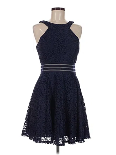 Pre-owned City Studio Cocktail Dress In Blue