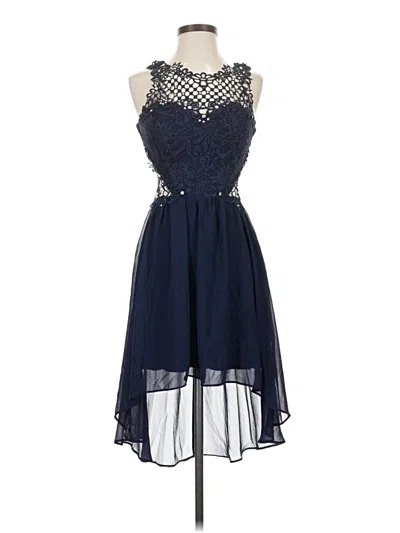 Pre-owned City Studio Cocktail Dress In Blue